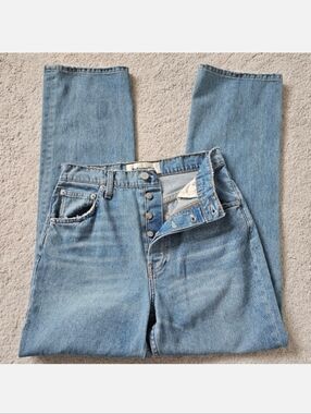 Reformation | Cynthia High Relaxed Jean Aegean Wash Denim Womens 27